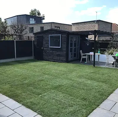 black shed